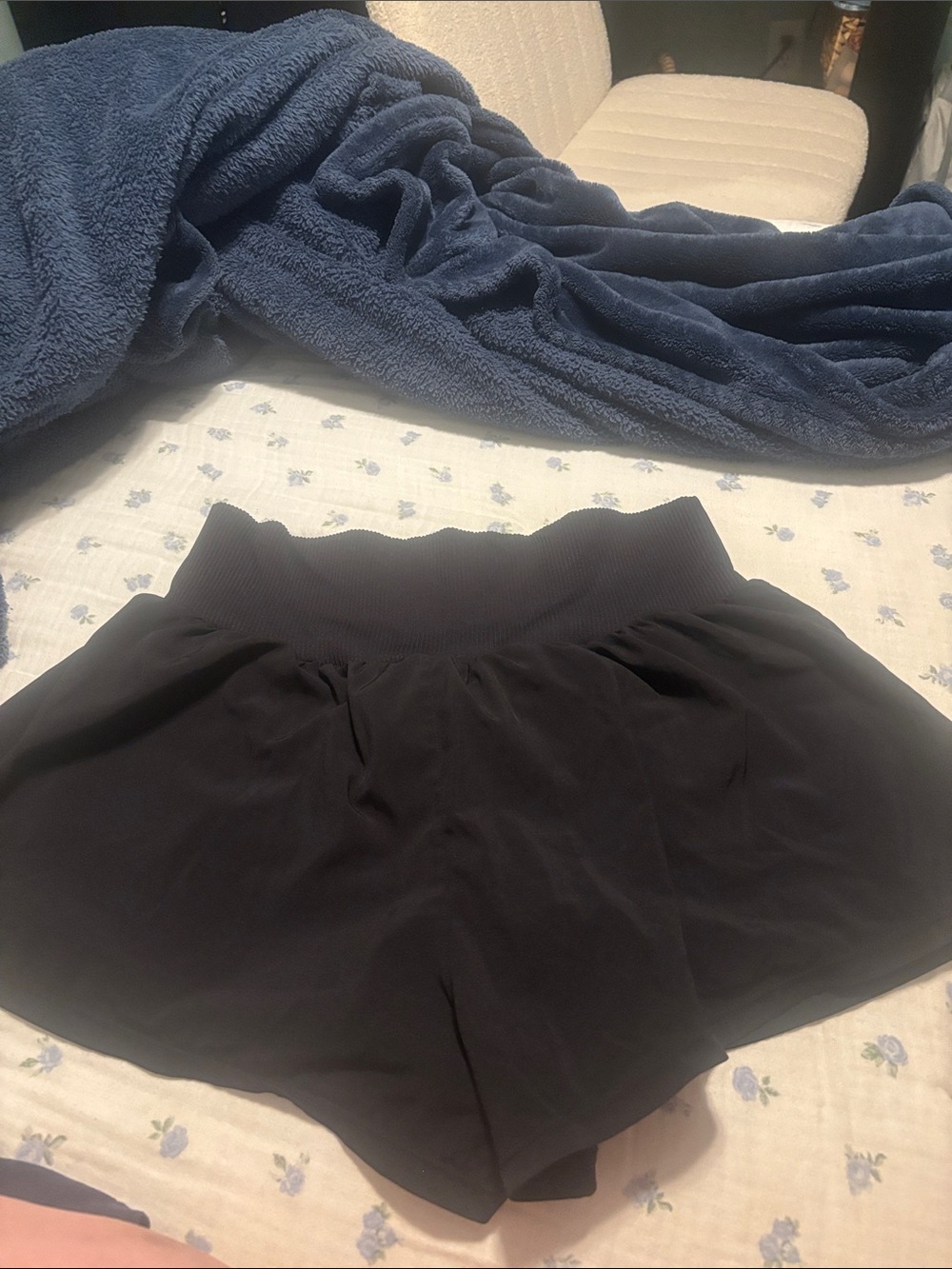 High-Waist Black Women's Shorts